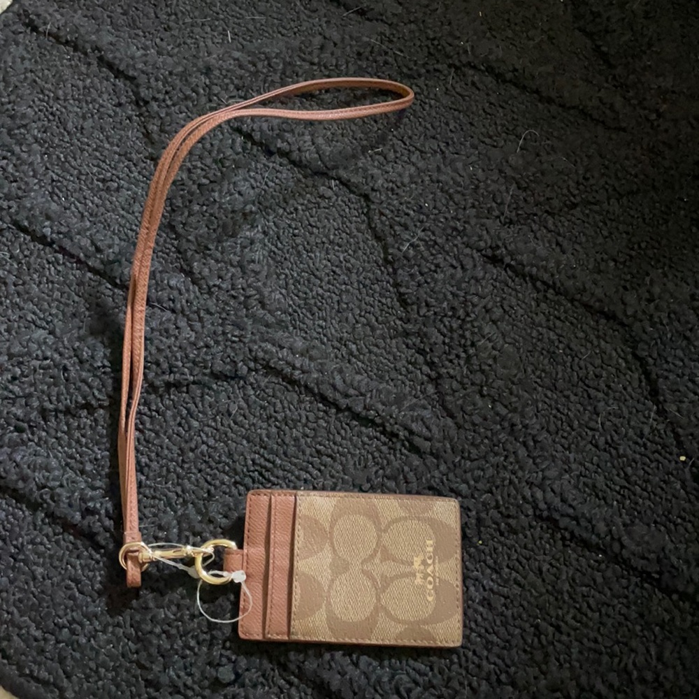 Brand new coach card holder